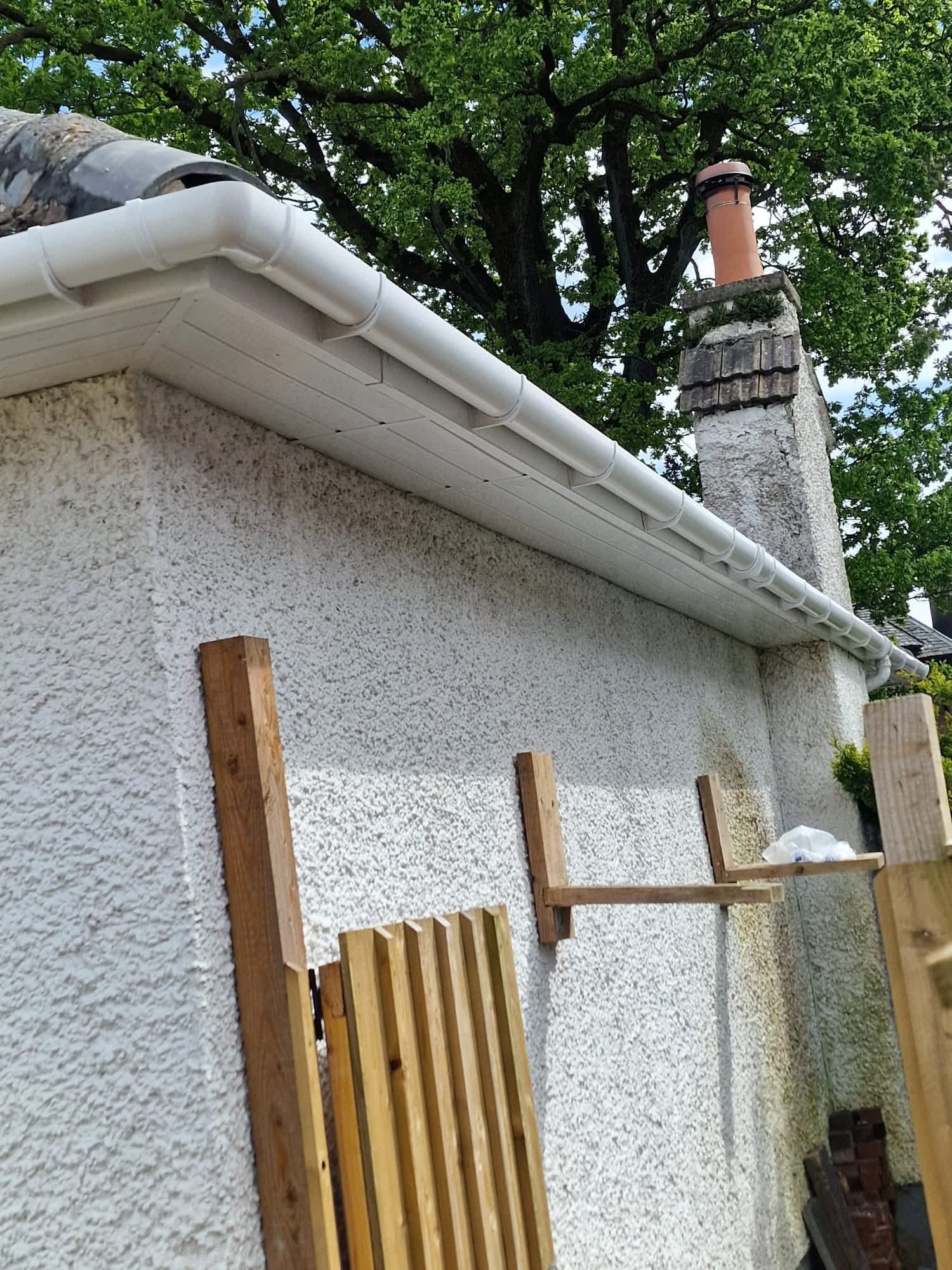 Gutter and soffit replacement - After