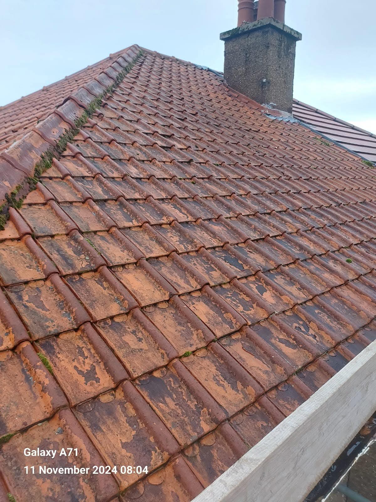 Waterproof membrane and tile replacement - Before